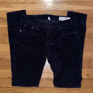 Rag and Bone black corduroy pants. Size 27